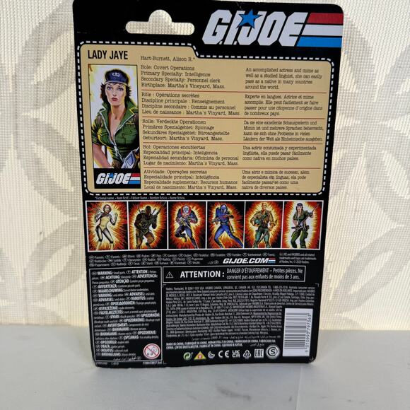 Gi Joe Retro Collection 3.75” Lady Jaye Walmart Exclusive 2020 - Picture 5 of 5